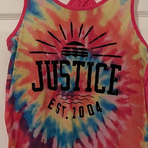 Justice Active cross back tank top size 18 plus - Picture 2 of 5